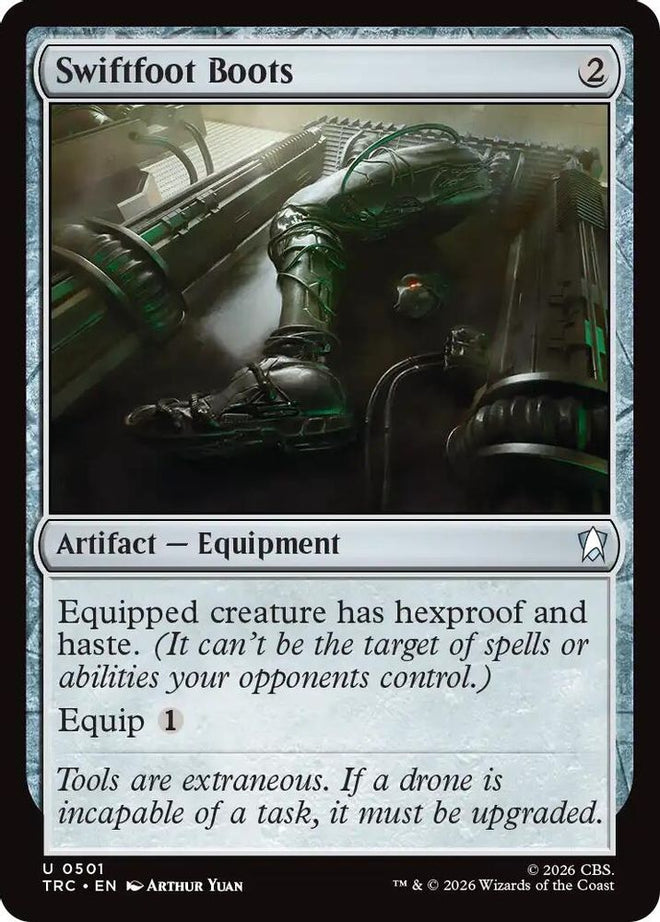 Swiftfoot Boots (Surge Foil) (TRC-501) - Commander: Star Trek Foil