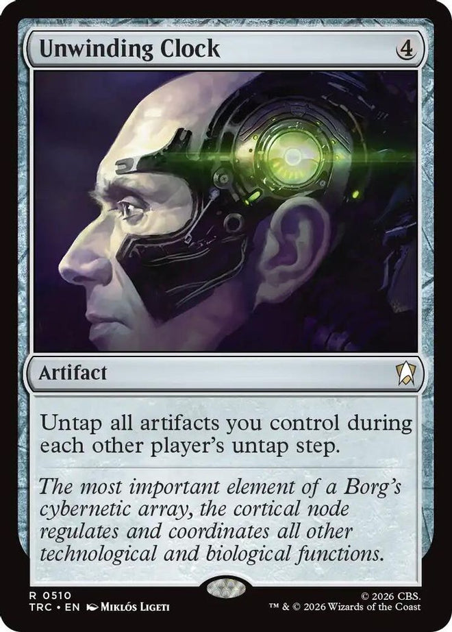 Unwinding Clock (Surge Foil) (TRC-510) - Commander: Star Trek Foil