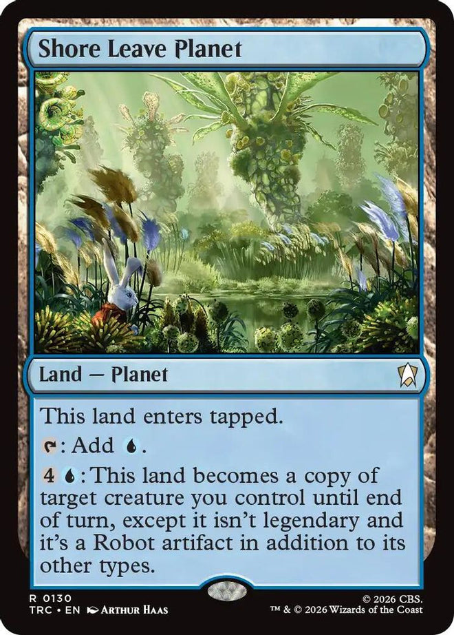 Shore Leave Planet (Surge Foil) (TRC-130) - Commander: Star Trek Foil