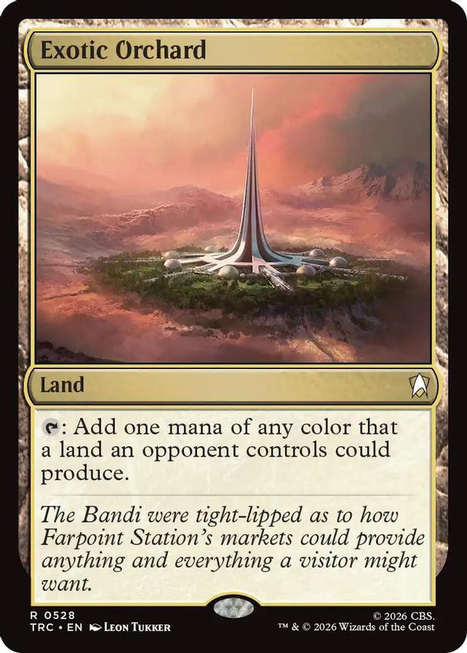 Exotic Orchard (Surge Foil) (TRC-528) - Commander: Star Trek Foil
