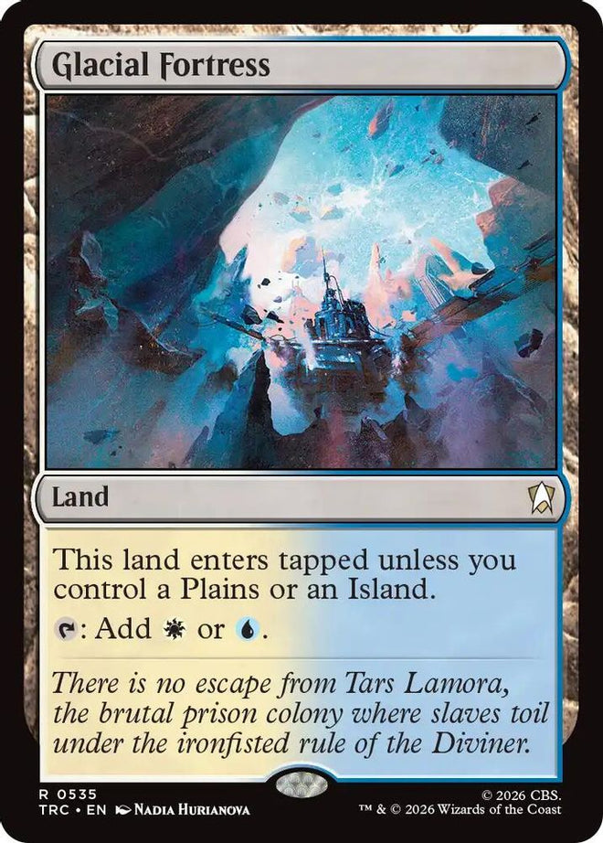 Glacial Fortress (Surge Foil) (TRC-535) - Commander: Star Trek Foil