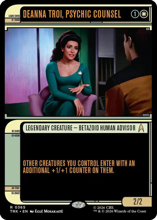 Deanna Troi, Psychic Counsel (Showcase) (TRK-365) - Star Trek Foil