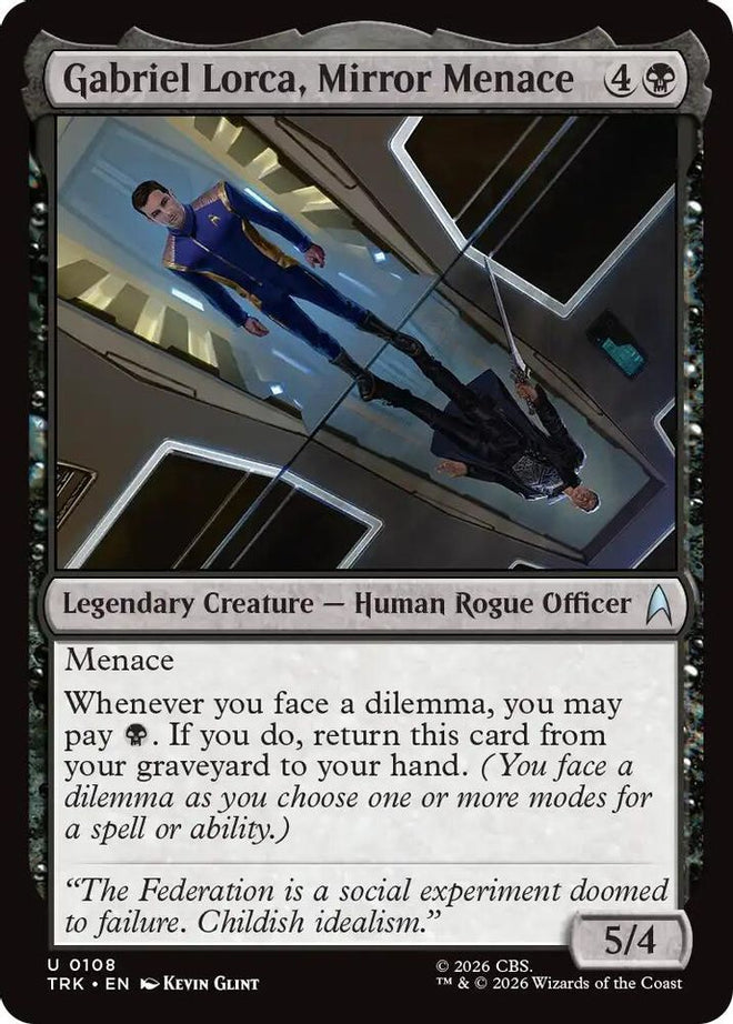 Gabriel Lorca, Mirror Menace (TRK-108) - Star Trek