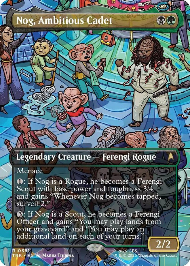 Nog, Ambitious Cadet (Borderless) (TRK-351) - Star Trek
