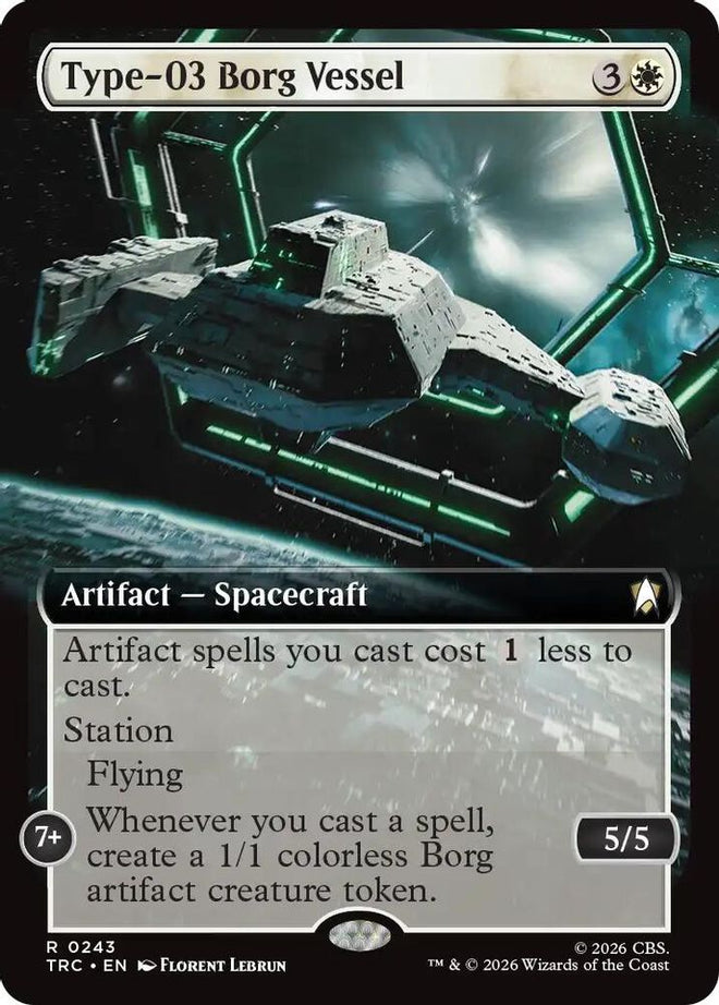 Type-03 Borg Vessel (Extended Art) (TRC-243) - Commander: Star Trek