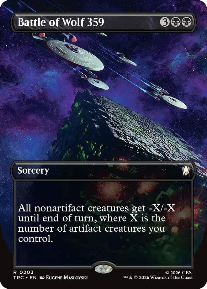 Battle of Wolf 359 (Borderless) (TRC-203) - Commander: Star Trek Foil