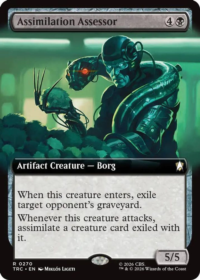 Assimilation Assessor (Extended Art) (TRC-270) - Commander: Star Trek