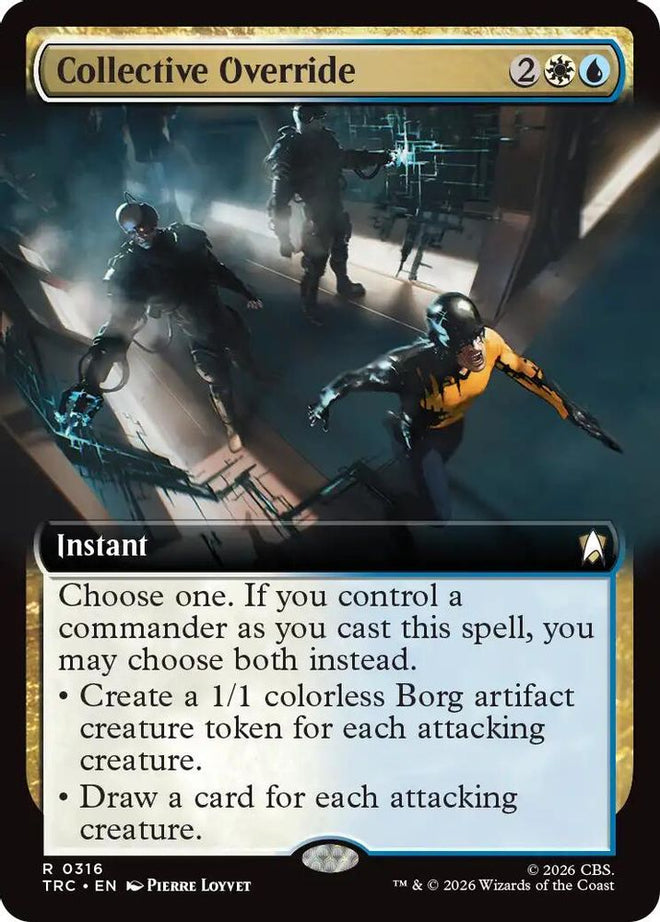 Collective Override (Extended Art) (TRC-316) - Commander: Star Trek