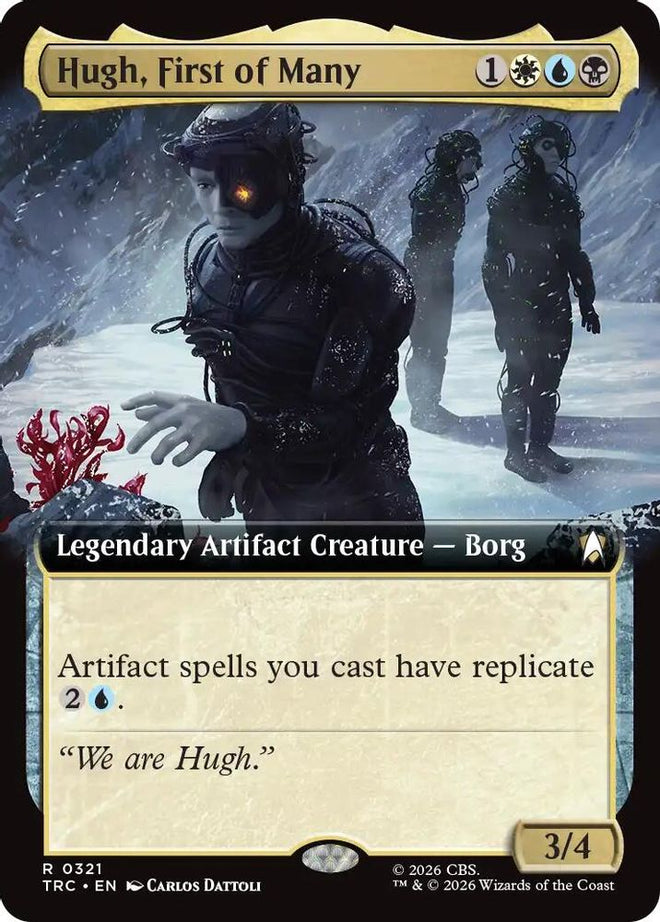 Hugh, First of Many (Extended Art) (TRC-321) - Commander: Star Trek