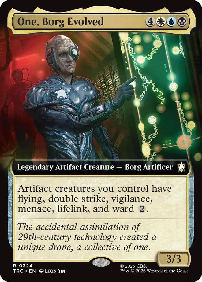 One, Borg Evolved (Extended Art) (TRC-324) - Commander: Star Trek