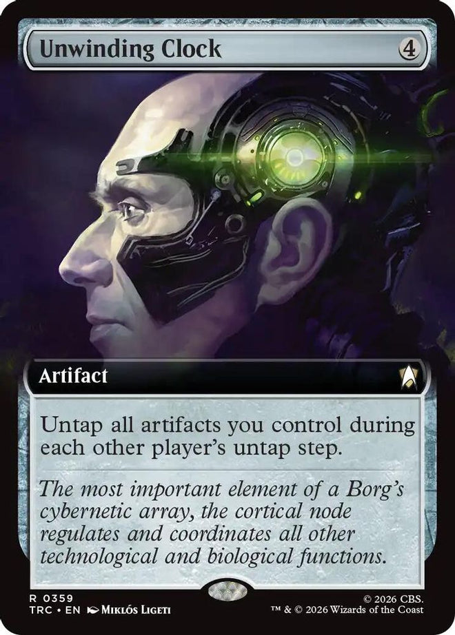 Unwinding Clock (Extended Art) (TRC-359) - Commander: Star Trek