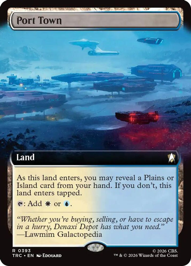 Port Town (Extended Art) (TRC-393) - Commander: Star Trek