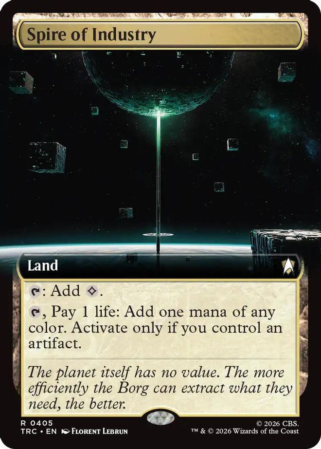 Spire of Industry (Extended Art) (TRC-405) - Commander: Star Trek
