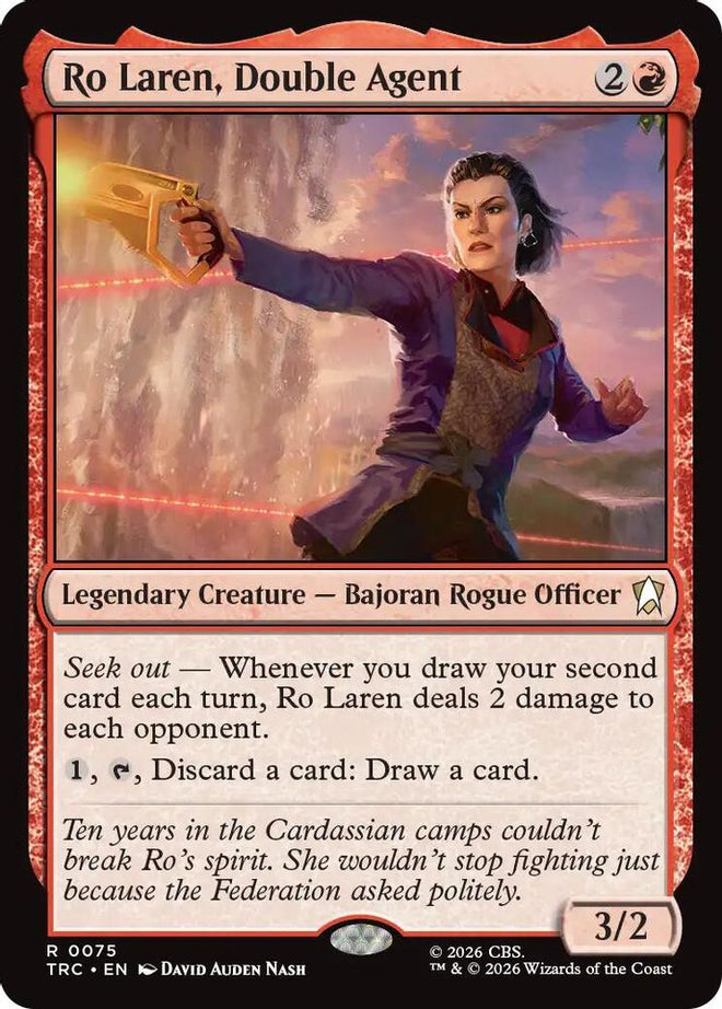 Ro Laren, Double Agent (TRC-075) - Commander: Star Trek