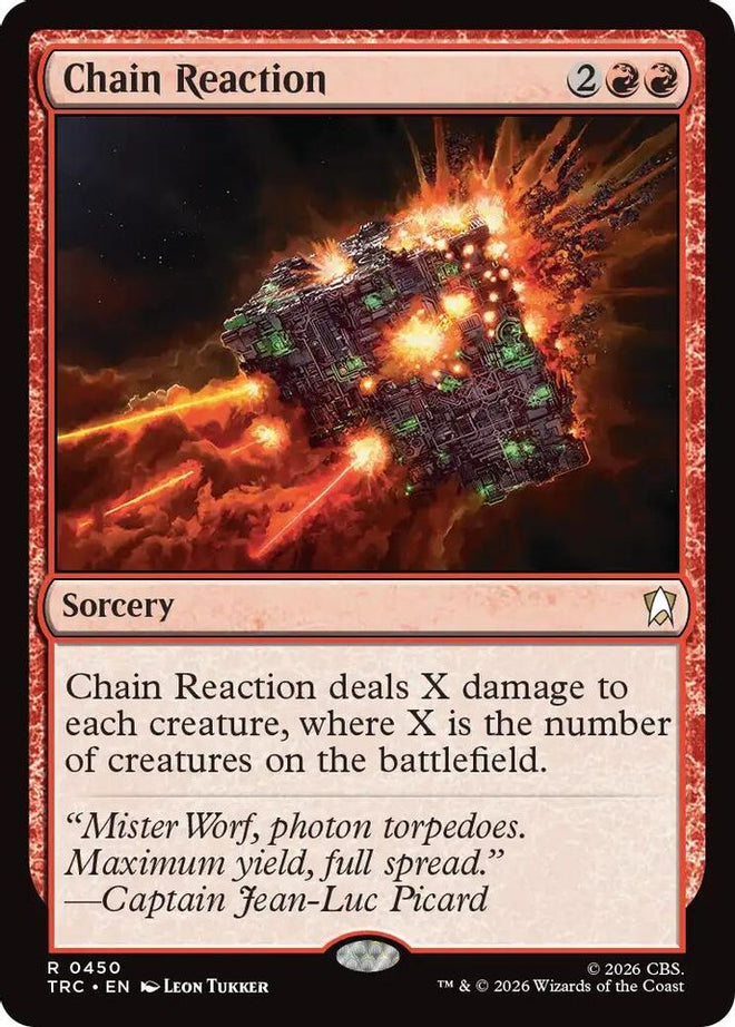 Chain Reaction (TRC-450) - Commander: Star Trek