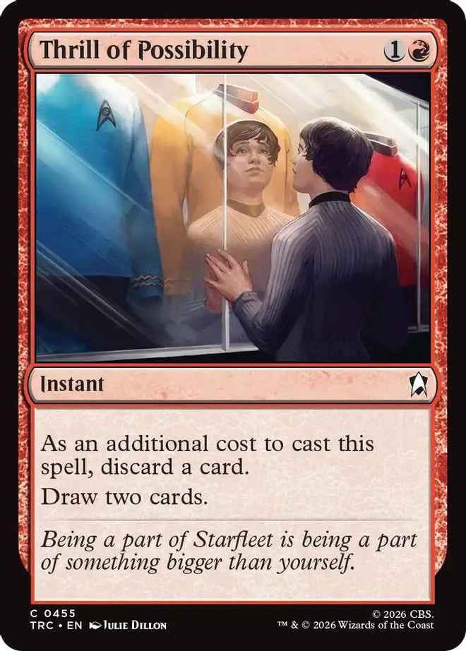 Thrill of Possibility (Surge Foil) (TRC-455) - Commander: Star Trek Foil