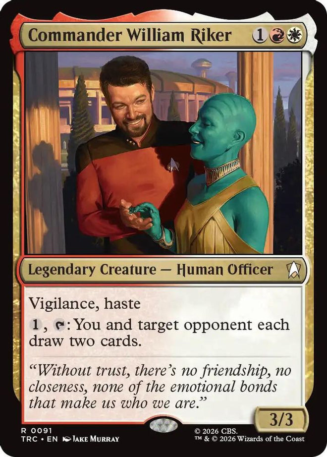 Commander William Riker (TRC-091) - Commander: Star Trek