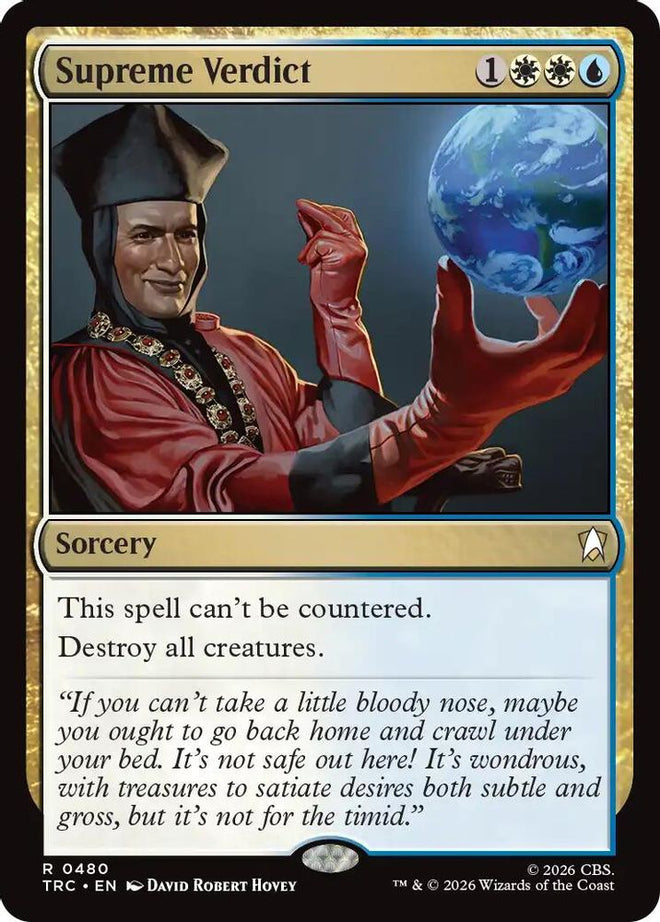 Supreme Verdict (TRC-480) - Commander: Star Trek