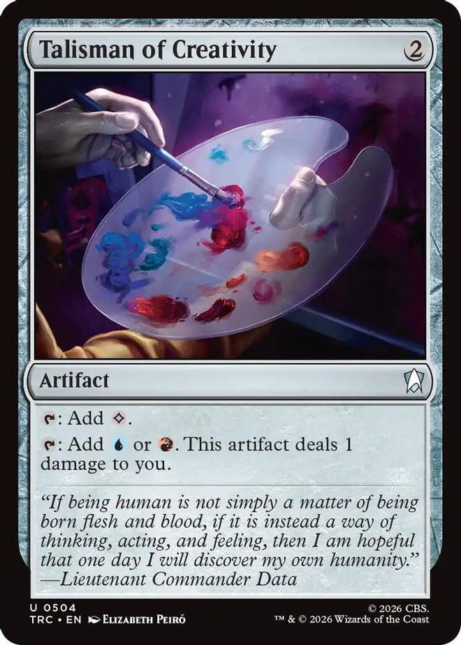 Talisman of Creativity (Surge Foil) (TRC-504) - Commander: Star Trek Foil