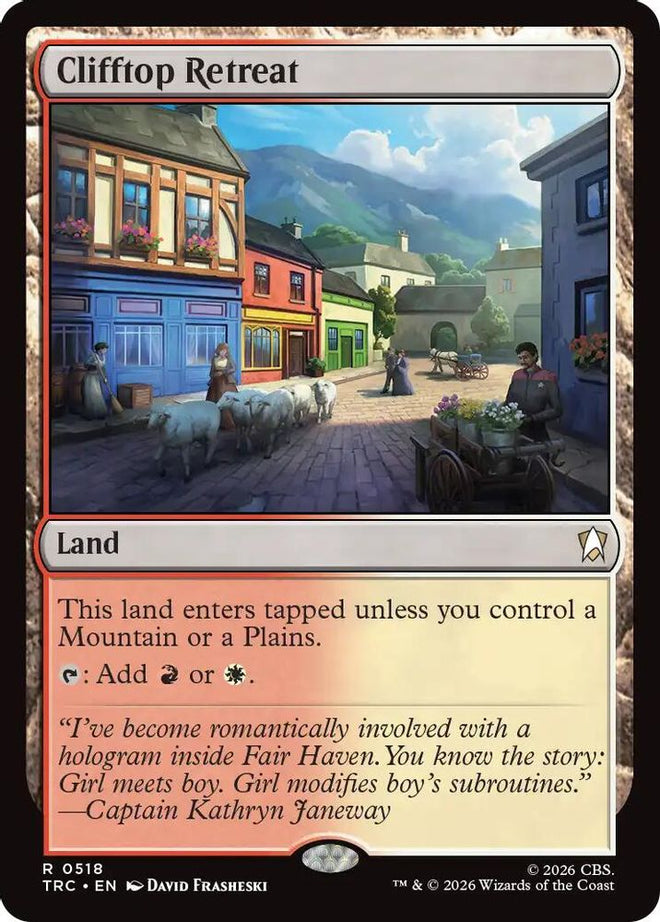 Clifftop Retreat (Surge Foil) (TRC-518) - Commander: Star Trek Foil
