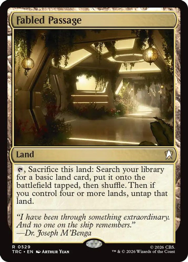 Fabled Passage (Surge Foil) (TRC-529) - Commander: Star Trek Foil