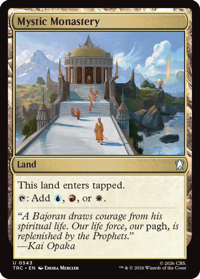 Mystic Monastery (Surge Foil) (TRC-543) - Commander: Star Trek Foil