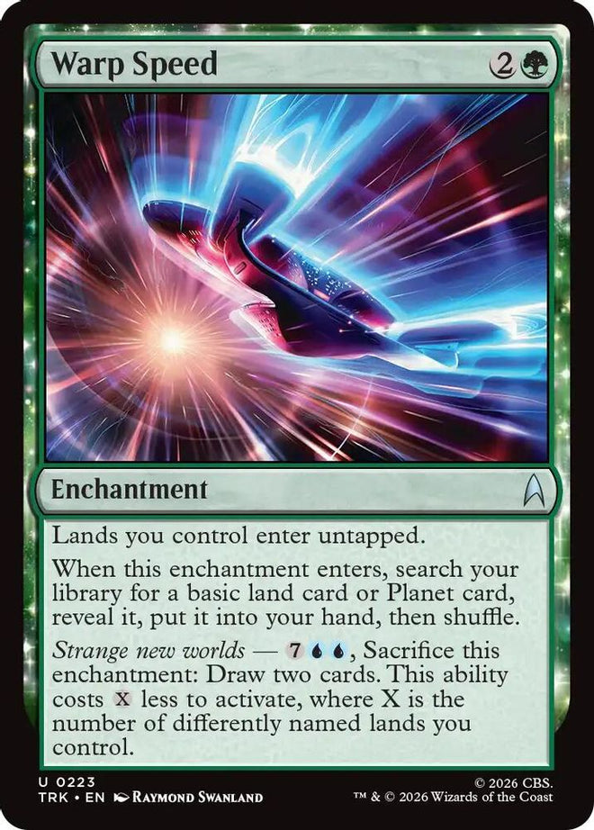 Warp Speed (TRK-223) - Star Trek Foil