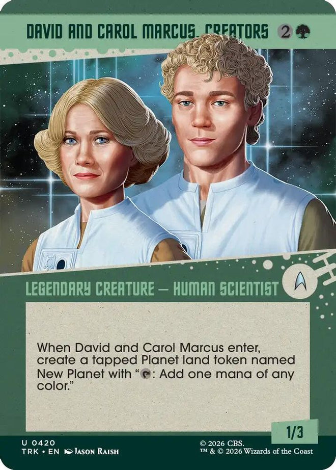 David and Carol Marcus, Creators (Showcase) (TRK-420) - Star Trek