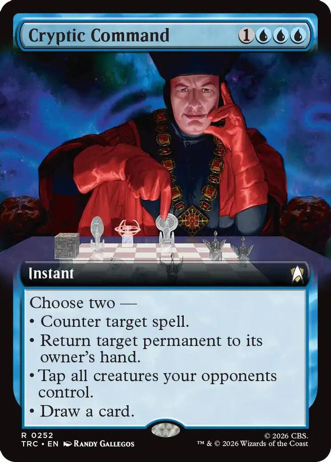 Cryptic Command (Extended Art) (TRC-252) - Commander: Star Trek
