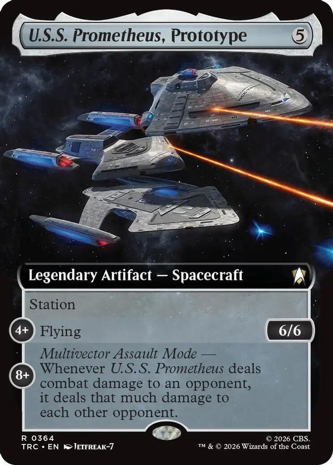 U.S.S. Prometheus, Prototype (Extended Art) (TRC-364) - Commander: Star Trek