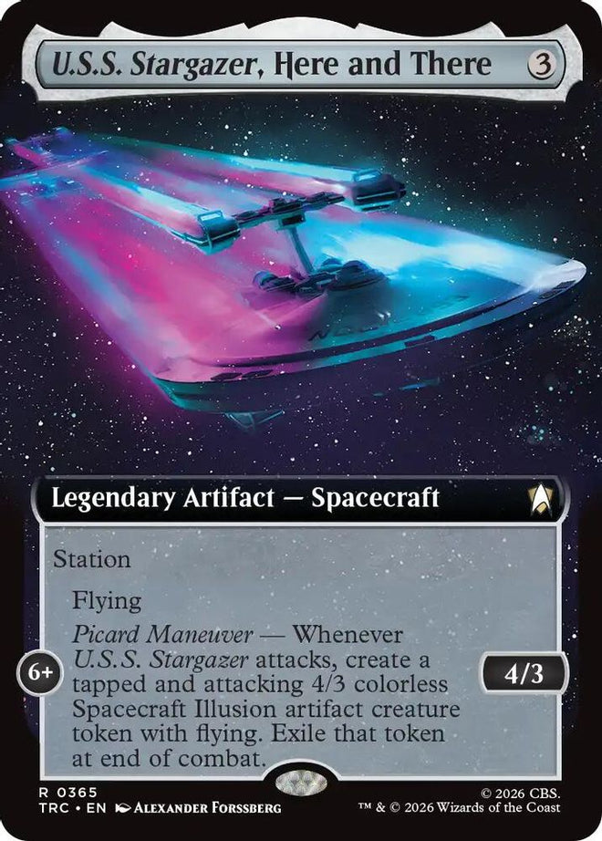 U.S.S. Stargazer, Here and There (Extended Art) (TRC-365) - Commander: Star Trek
