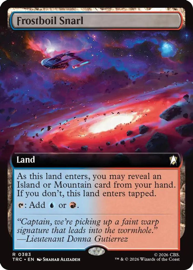Frostboil Snarl (Extended Art) (TRC-383) - Commander: Star Trek