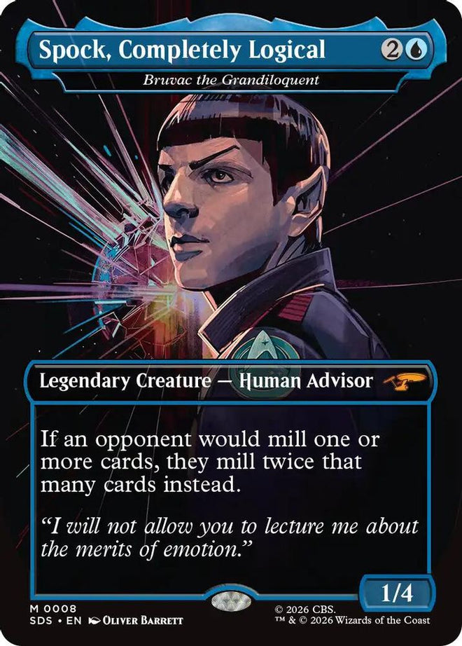 Spock, Completely Logical - Bruvac the Grandiloquent (Borderless) (SDS-008) - Star Trek: Stardates Foil