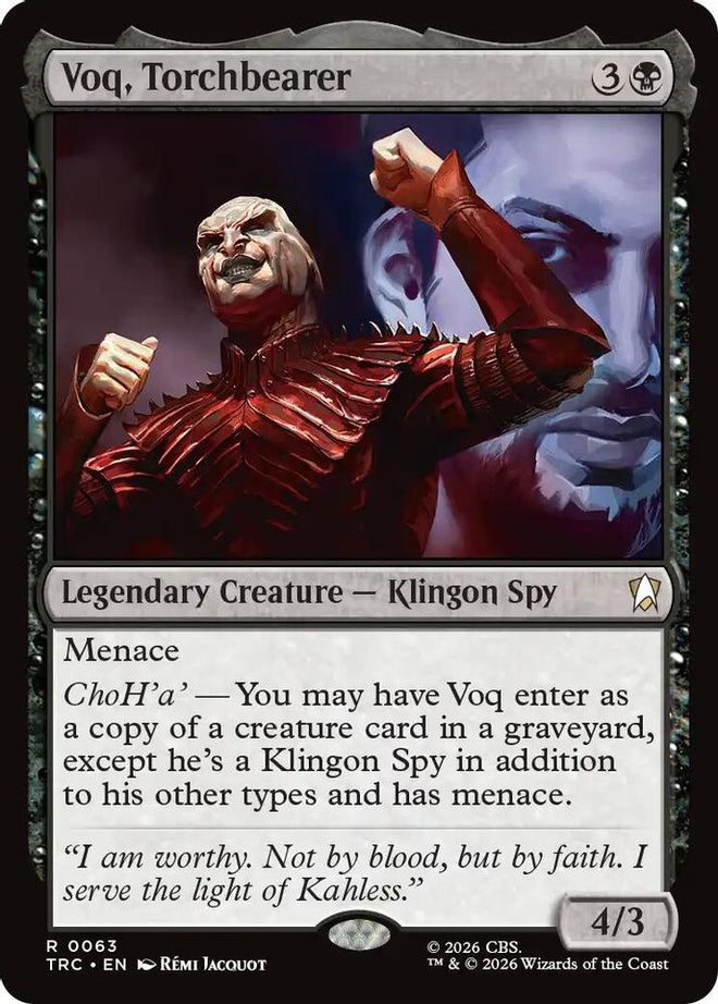Voq, Torchbearer (Surge Foil) (TRC-063) - Commander: Star Trek Foil