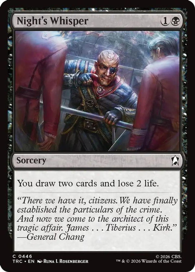 Night's Whisper (Surge Foil) (TRC-446) - Commander: Star Trek Foil
