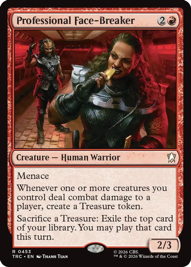 Professional Face-Breaker (Surge Foil) (TRC-453) - Commander: Star Trek Foil