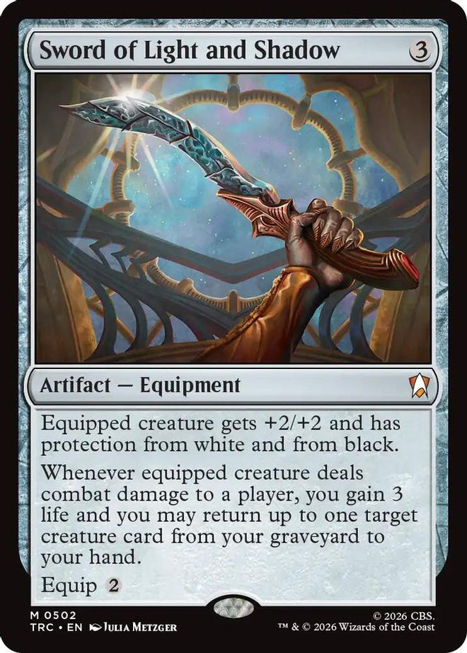 Sword of Light and Shadow (Surge Foil) (TRC-502) - Commander: Star Trek Foil