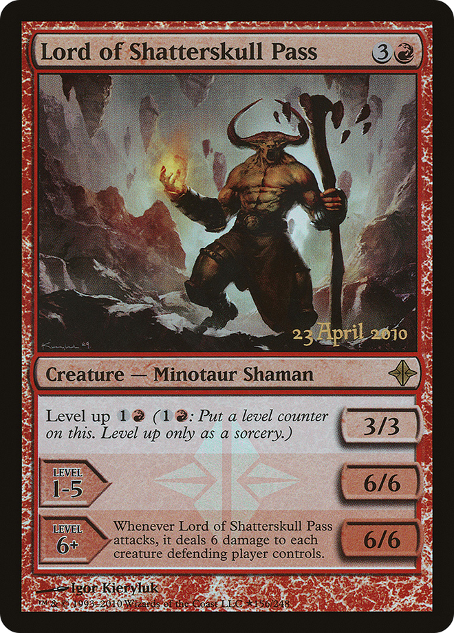 Lord of Shatterskull Pass [Rise of the Eldrazi Prerelease Promos]