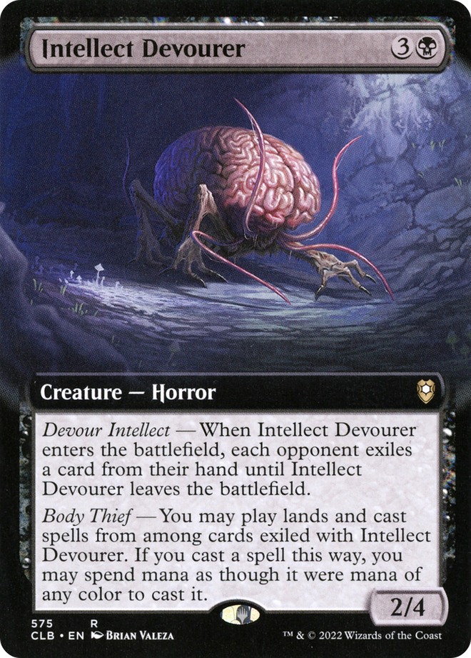 Intellect Devourer (Extended Art) [Commander Legends: Battle for Baldur's Gate]