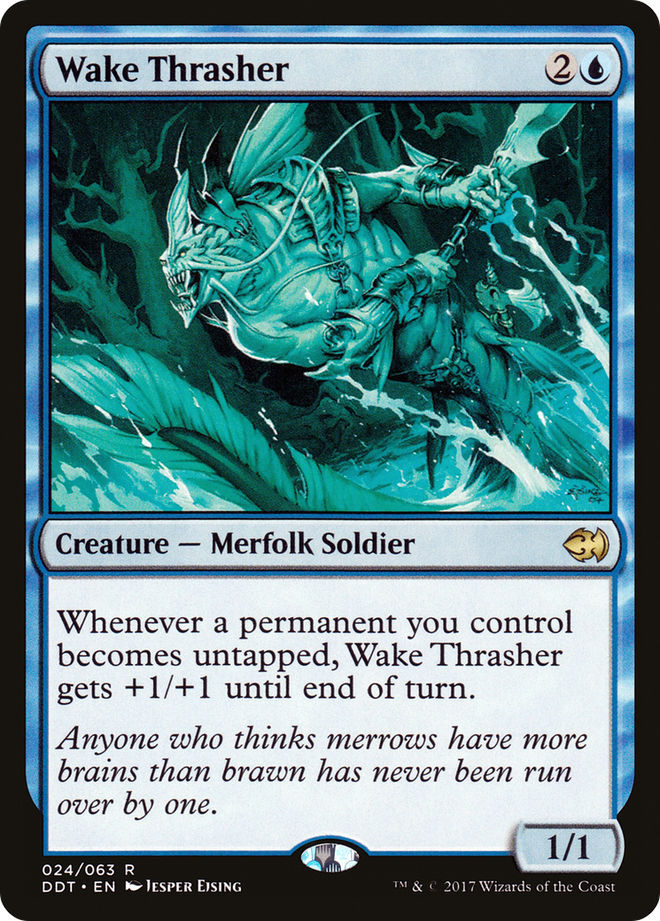Wake Thrasher [Duel Decks: Merfolk vs. Goblins]