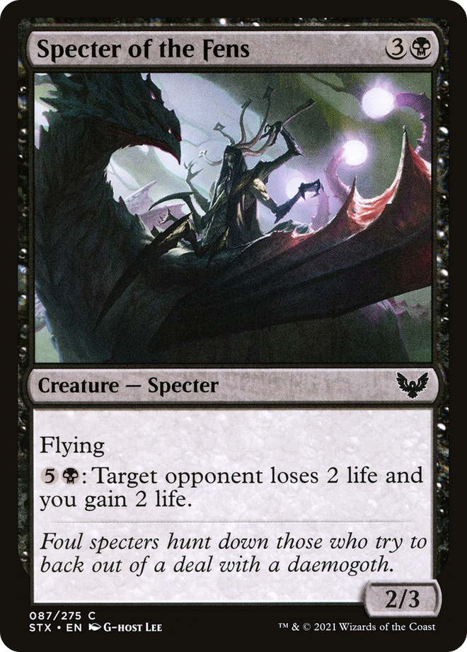 Specter of the Fens [Strixhaven: School of Mages]