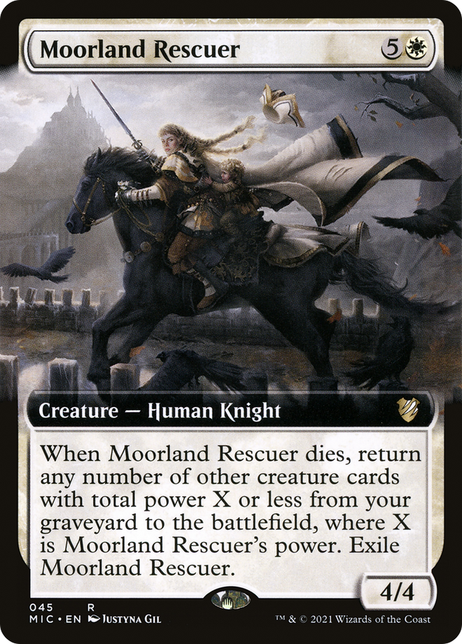 Moorland Rescuer (Extended Art) [Innistrad: Midnight Hunt Commander]