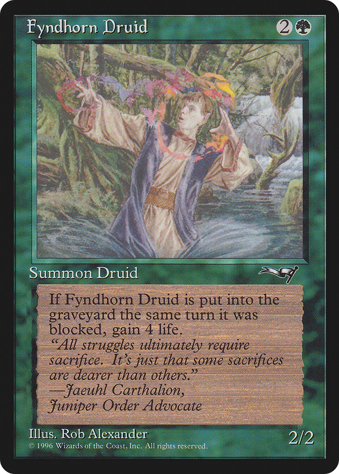 Fyndhorn Druid (Blue Flames) [Alliances]