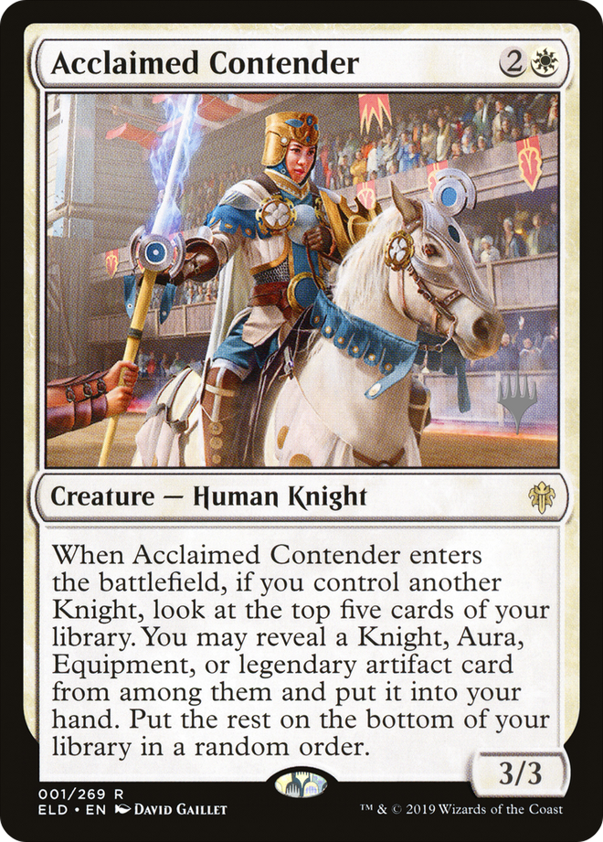 Acclaimed Contender (PPELD-001) - Throne of Eldraine Promos