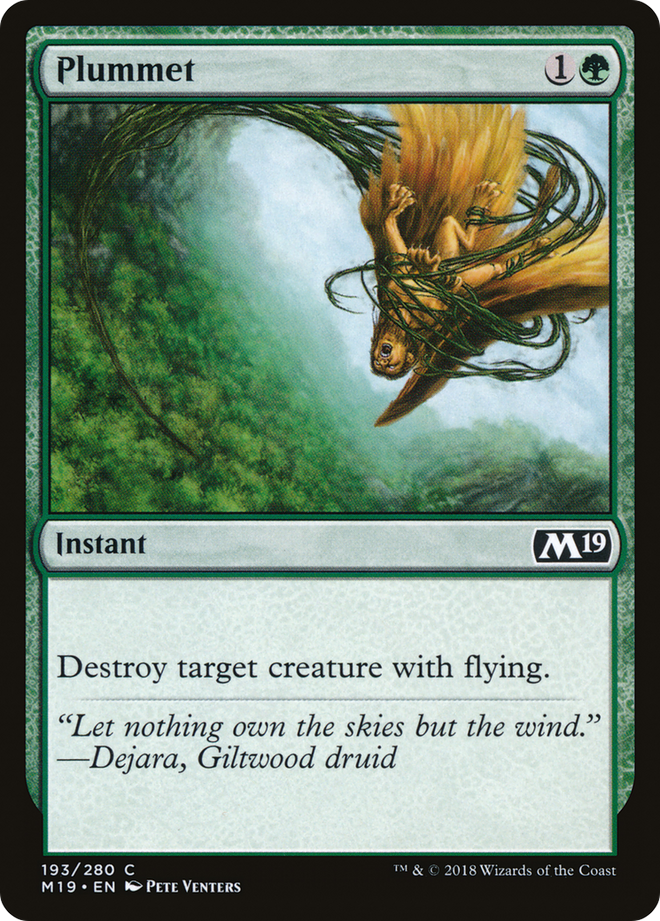 Plummet [Core Set 2019]
