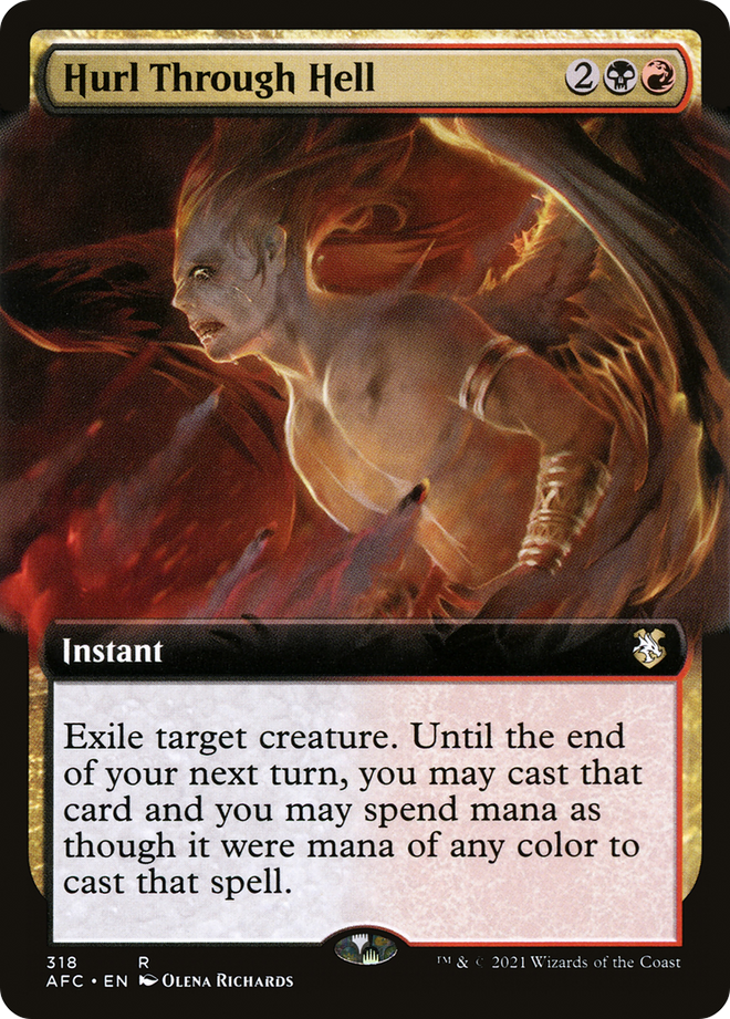 Hurl Through Hell (Extended Art) [Dungeons & Dragons: Adventures in the Forgotten Realms Commander]