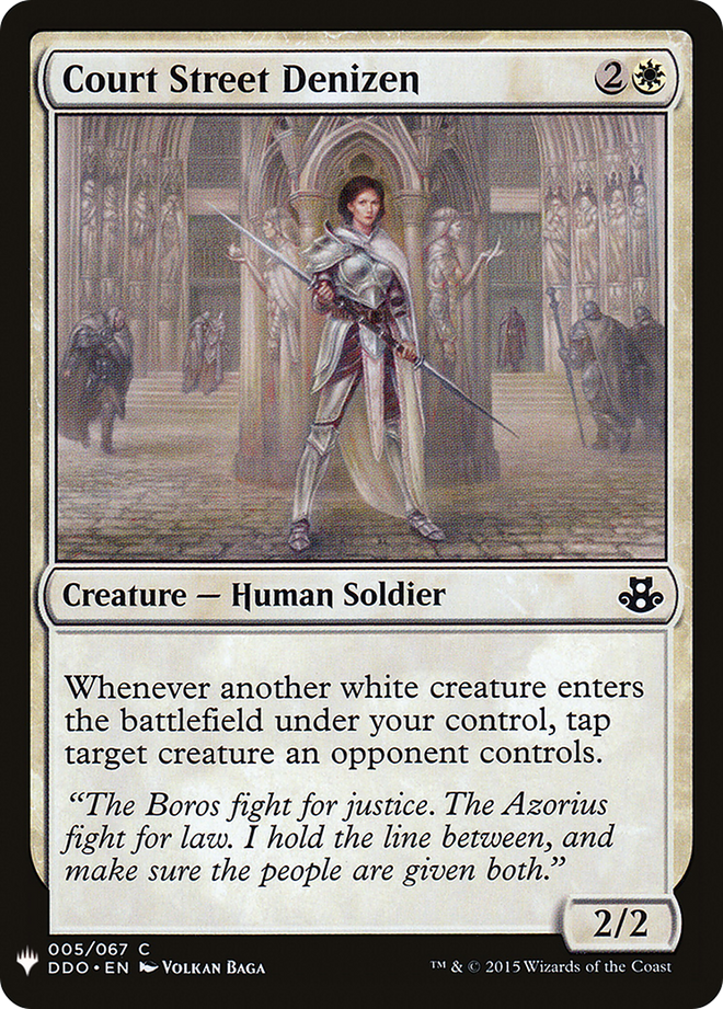 Court Street Denizen [Mystery Booster]