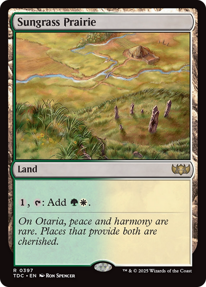 Sungrass Prairie [Tarkir: Dragonstorm Commander]