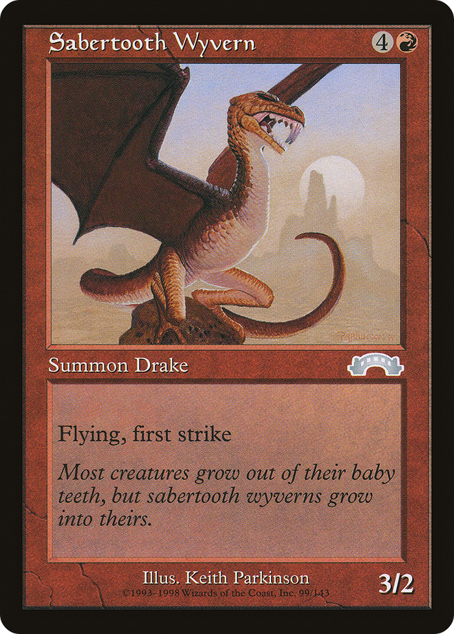 Sabertooth Wyvern [Exodus]
