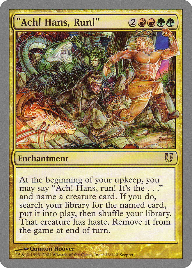 "Ach! Hans, Run!" (UNH-116) - Unhinged